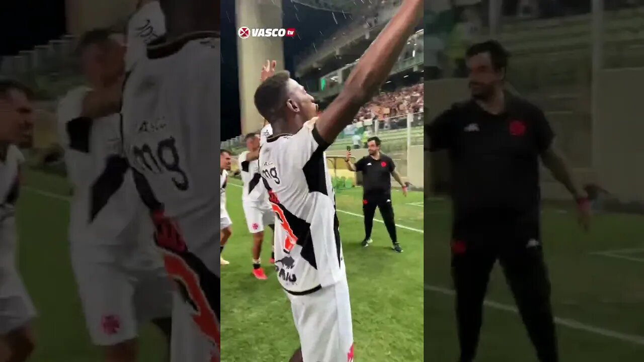 Léo Pelé cantando com a torcida - América MG 0x1 VASCO