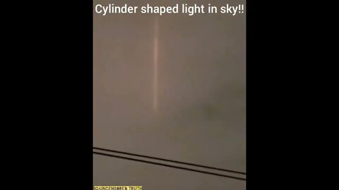 Cilinder shaped ufo