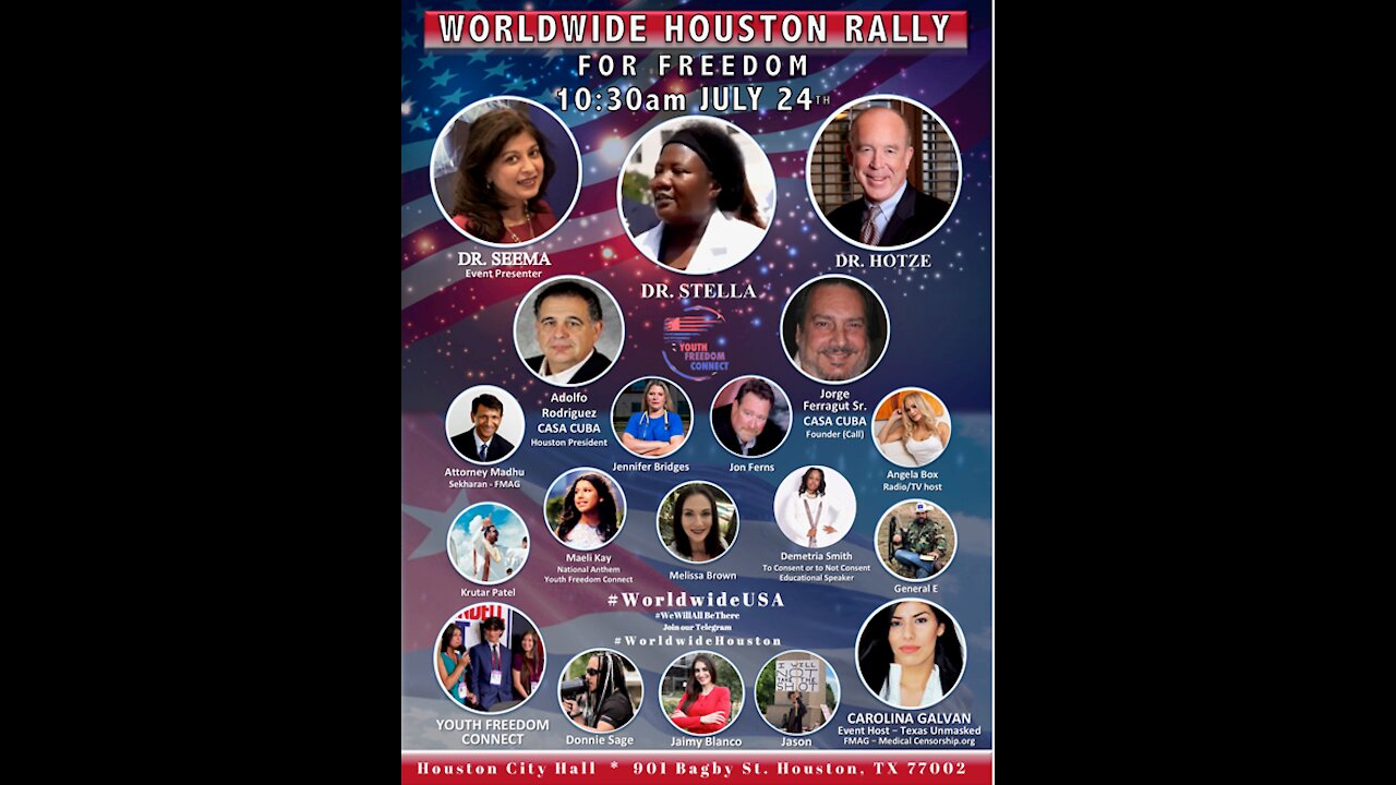 Worldwide Houston Rally for Freedom - Steven F. Hotze, M.D. Remarks