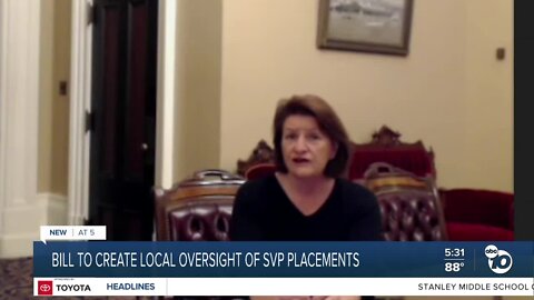 Bill on local oversight of SVP placements