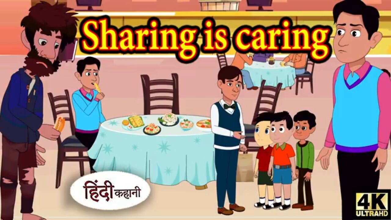 Sharing is caring | Hindi Story | Hindi Kahaniya | Moral Stories | Hindi Fairy Tales | New Kahani.