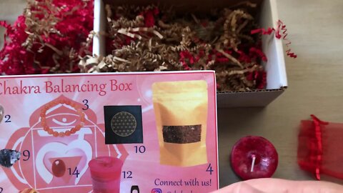 Unboxing Chakra Box Root Chakra Edition