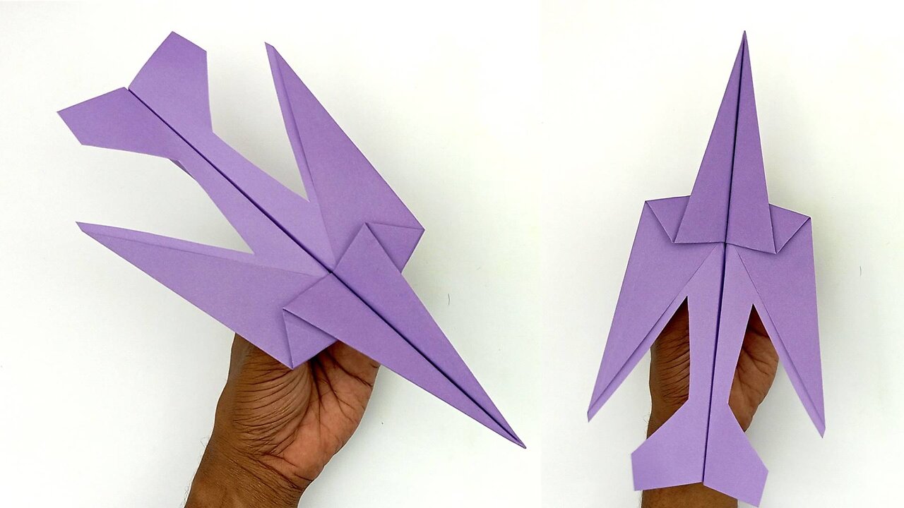 How to Make a Paper Airplane Step by Step | Best Origami Plane | Easy Paper Crafts Without Glue