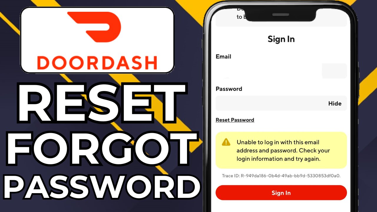 HOW TO CHANGE DOORDASH PASSWORD IF YOU FORGOT IT