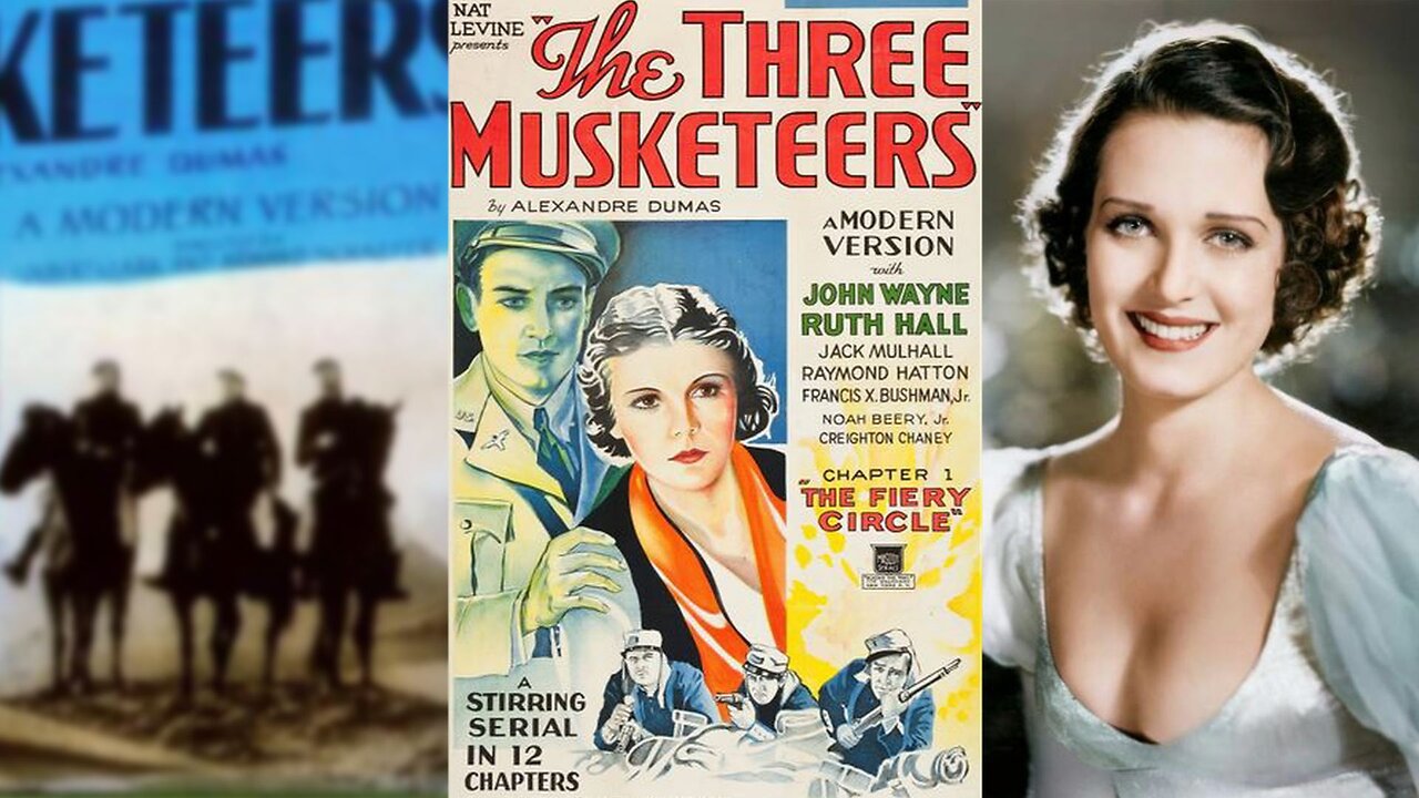 THE THREE MUSKETEERS (1933) John Wayne, Ruth Hall & Jack Mulhall | Action, Adventure, Drama | B&W