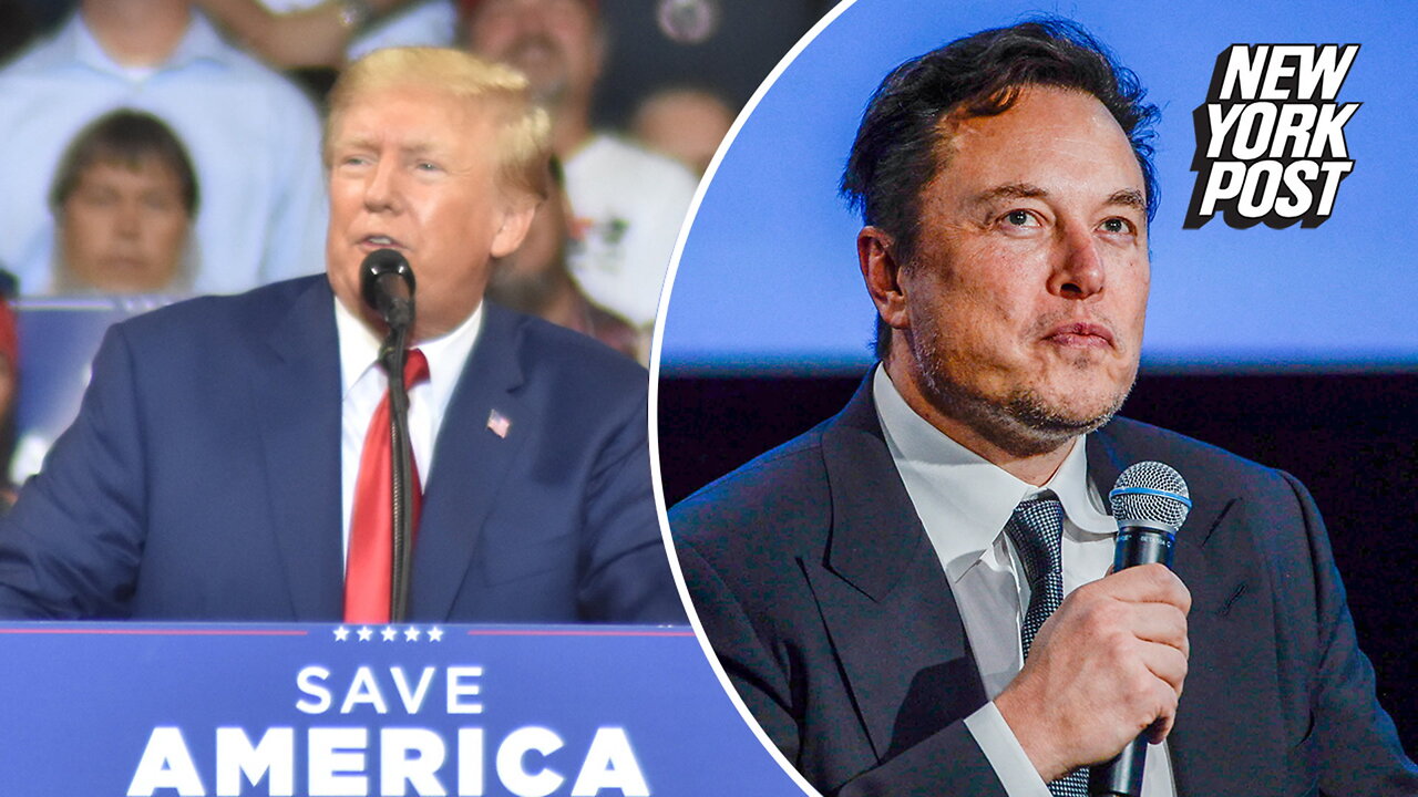 Donald Trump says glad Twitter in 'sane hands' with Elon Musk as he touts Truth Social app