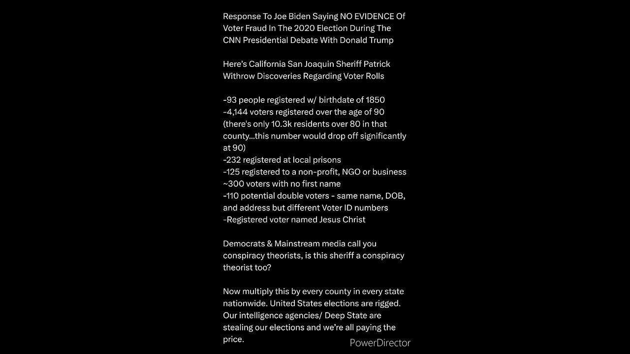 California Exposes Voter Fraud 2020 Election Even Jesus Christ VOTED!