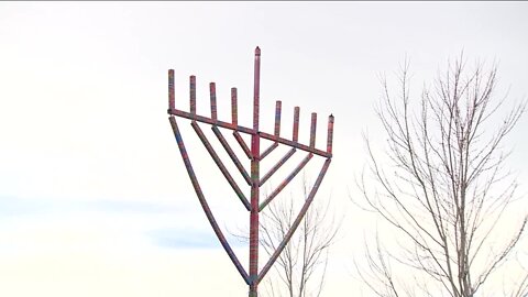 Denver Jewish Day School claims to have just built the world's largest LEGO Menorah