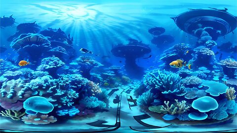 360 UNDERWATER VIEW #360videos #ai video #360videos