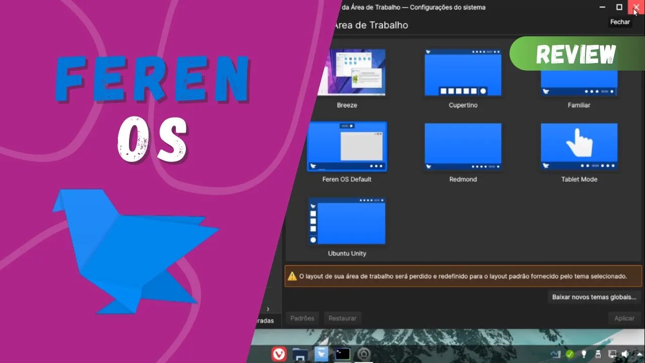 FEREN OS Review - KDE Bonitão por Padrão