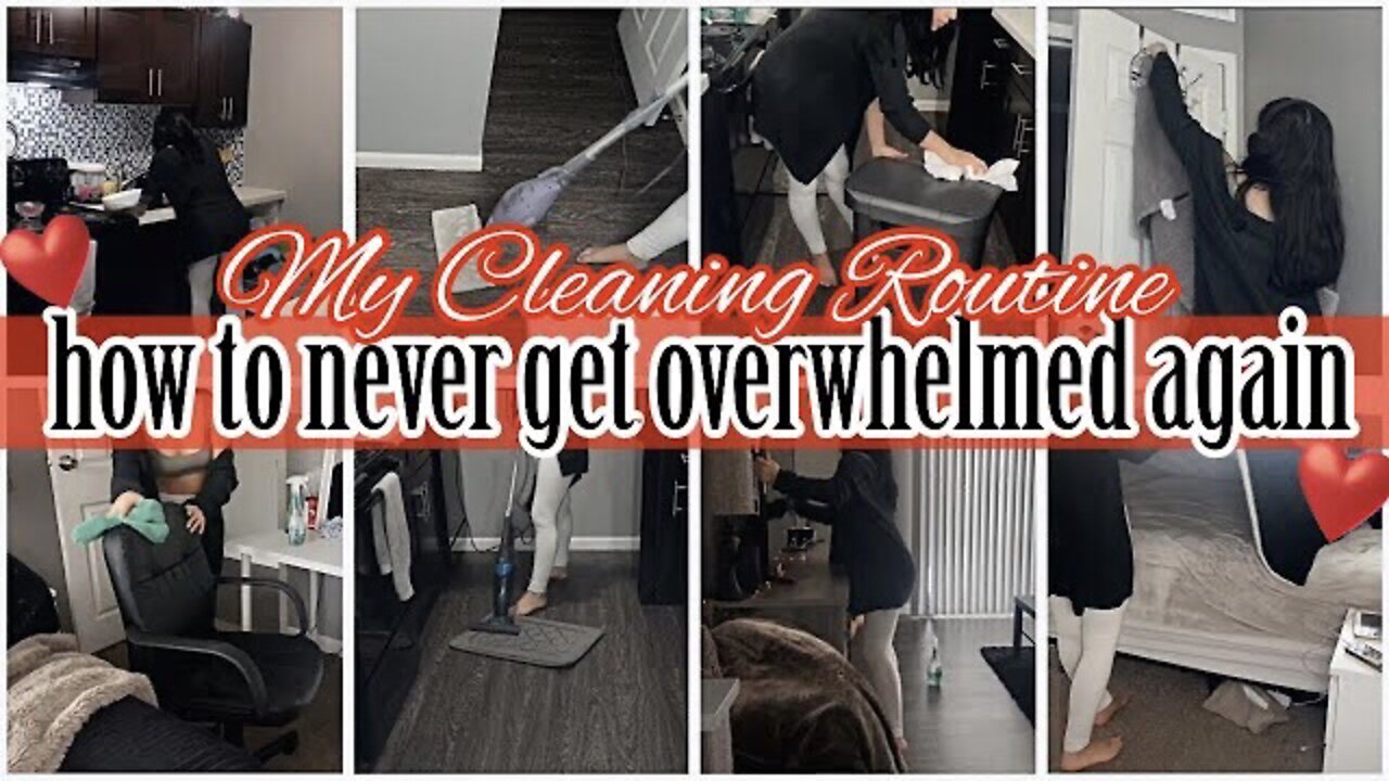 *NEW*CLEANING ROUTINE 2022 | HOW TO NEVER GET OVERWHELMED CLEANING AGAIN | SPEED CLEANING | ez tingz