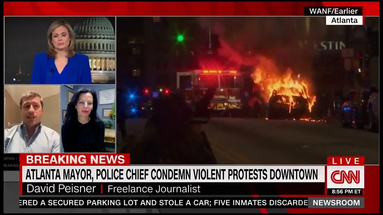 CNN Guest Says The Word Violent Doesn’t Describe The Atlanta Riots