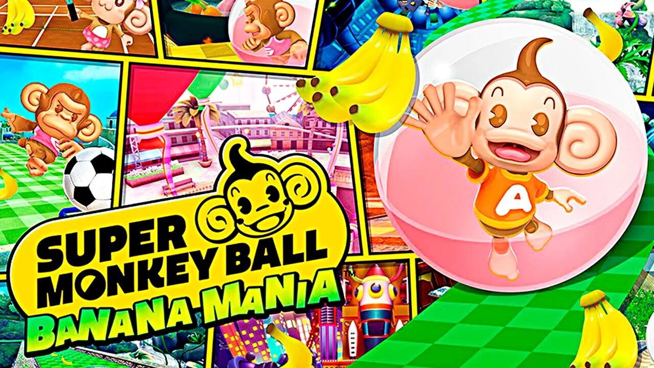 SUPER MONKEY BALL BANANA MANIA - Gameplay do início do jogo de PS4/PS5/Xbox One/Series S|X! (PT-BR)