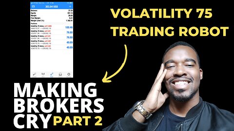 VOLATILITY 75 TRADING ROBOT THAT IS MAKING BROKERS CRY | PART 2