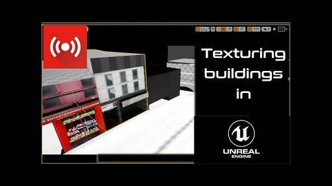 Texturing buildings in Unreal