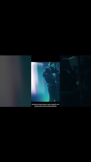 Heartbreaking moment Lewis Capaldi's dad breaks down #shorts #lewiscapaldi