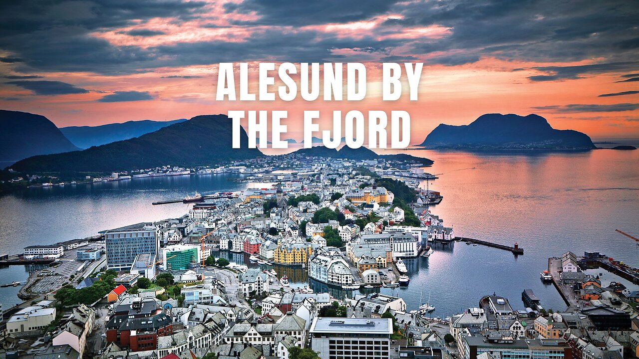 Alesund by the Fjord #alesund , #norwegianfjords