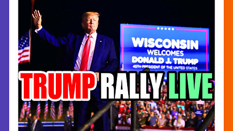 🔴LIVE: Trurnp Rally Live From Racine Wisconsin followed by FULL SHOW🟠⚪🟣