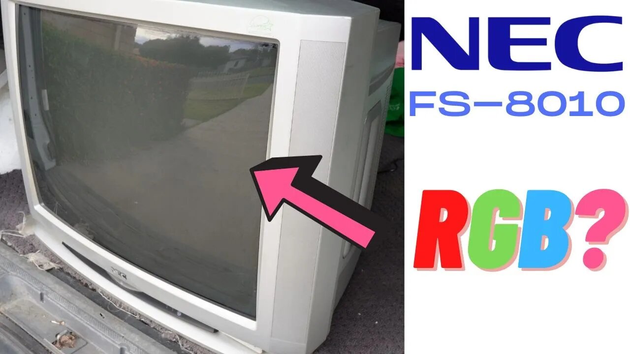 NEC FS-8002 80cm/32" SCART CRT TV