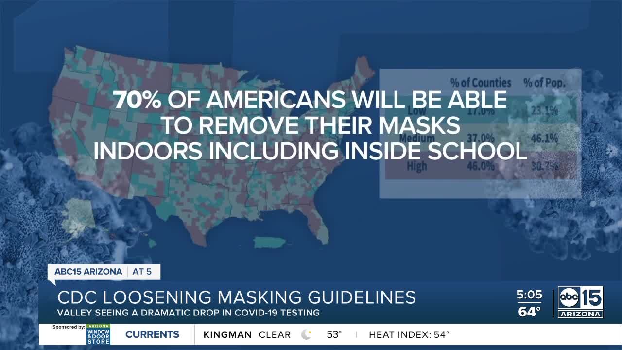 CDC offers new guidance that allows more people to shed masks