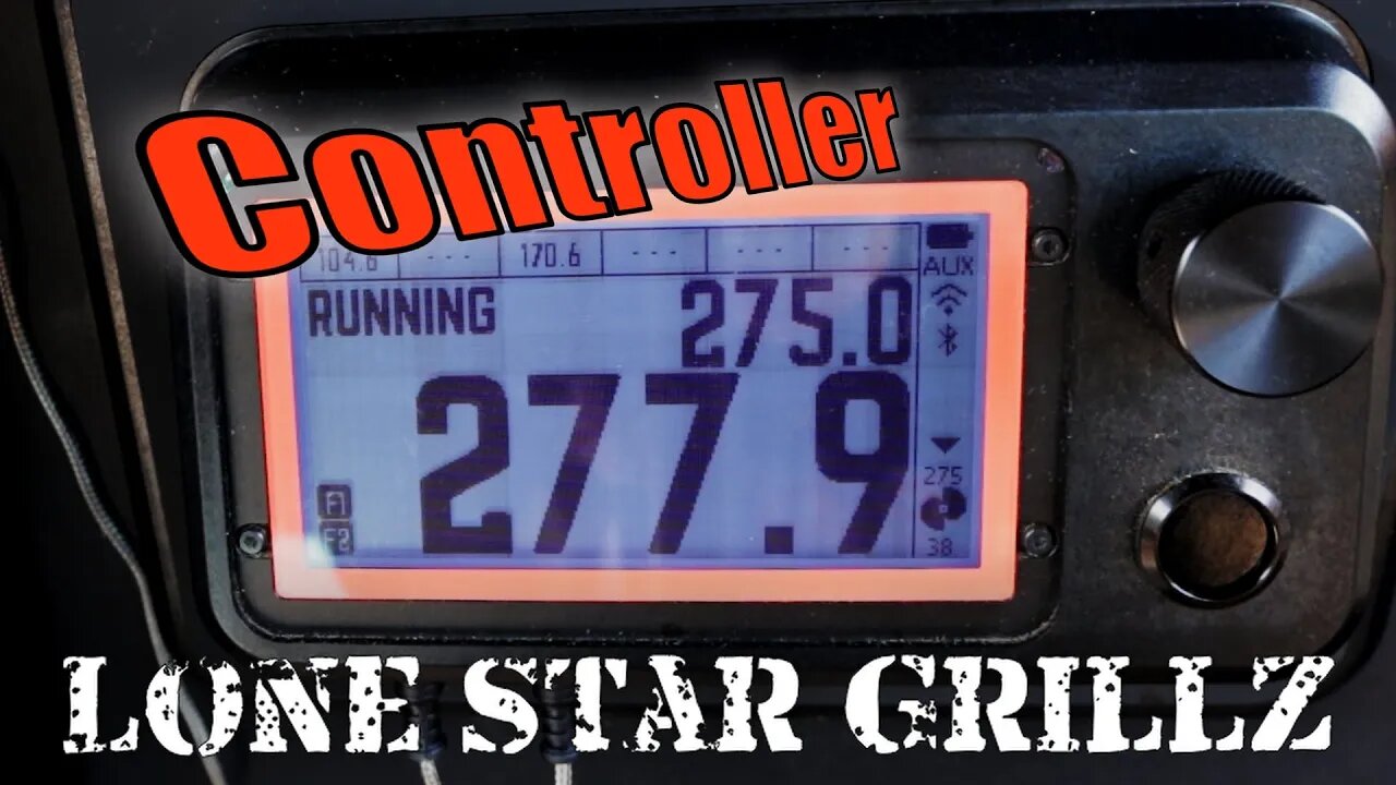 Controller Video! Fireboard in the Lone Star Grillz Pellet Smoker