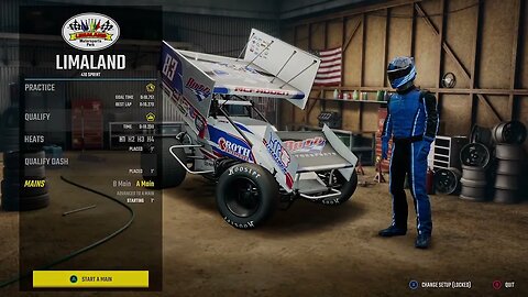World of Outlaws: Dirt Racing - Limaland Motorsports Park Gameplay