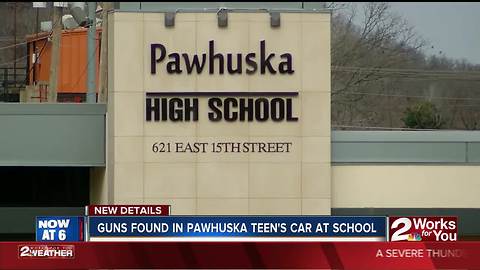 Pawhuska teen allegedly brings guns to school