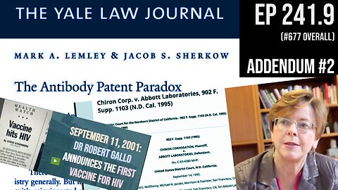 Antibody Patent Paradox Add#2: 1995 Chiron v Abbot dispute; Nancy Haigwood, Gallo, Bruce Ivins link