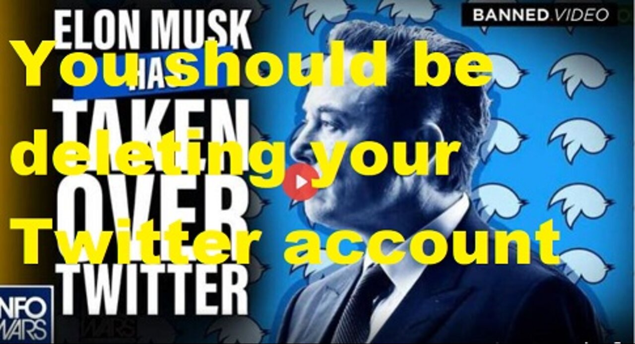 You should be deleting your Twitter account