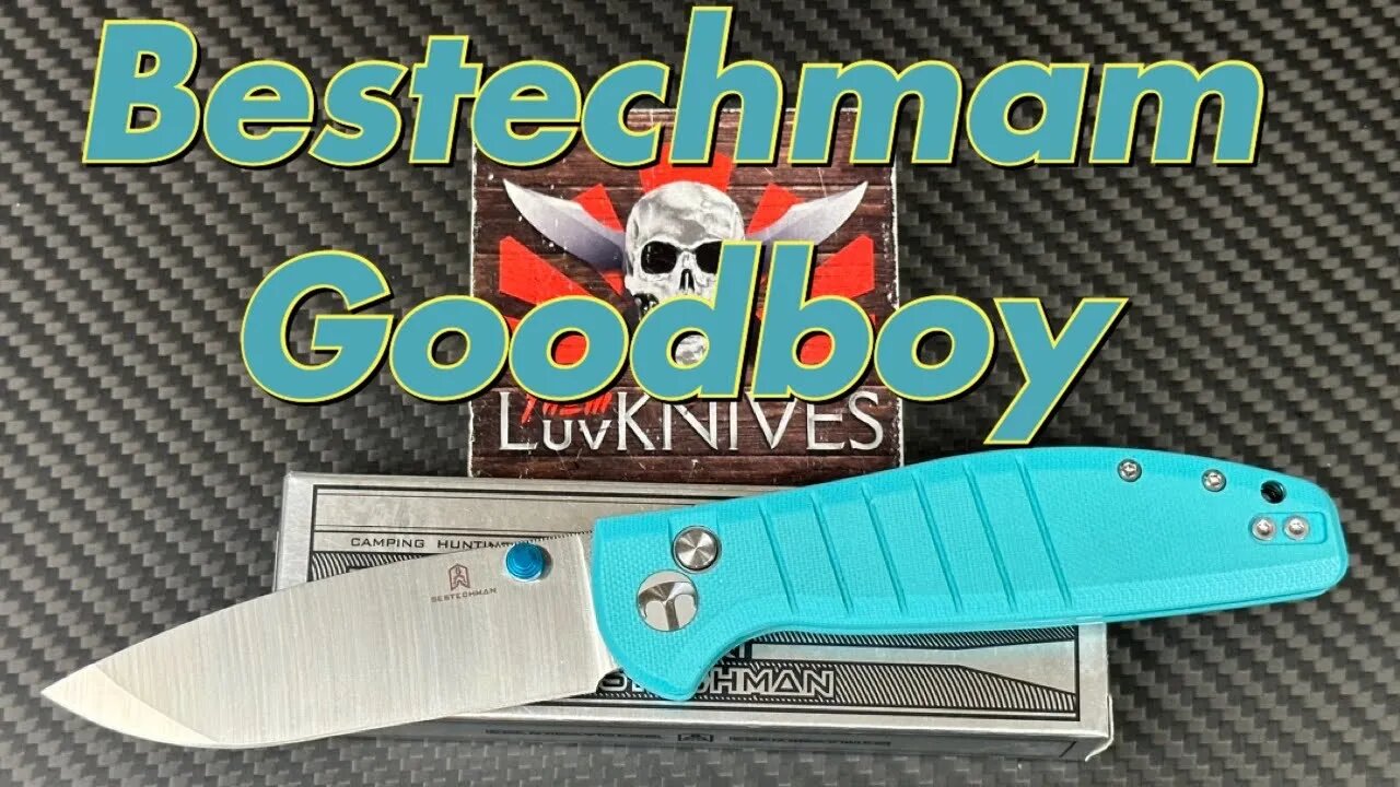 Bestechman Goodboy button lock knife ! This Tiffany blue could be for you !