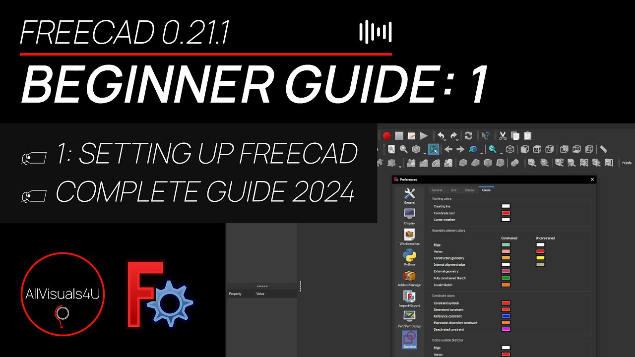 👨‍🎓 FreeCAD For Beginners 2024: 1 - Setting Up FreeCAD - FreeCAD User Manual - Download FreeCAD