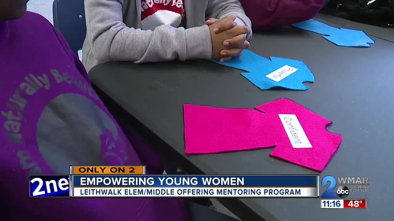 Program at Baltimore school helps young girls self esteem soar