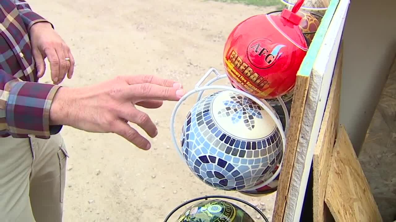 A decorative ball could be a lifesaver in fires