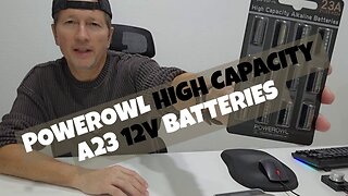 POWEROWL High Capacity A23 Batteries Review | Premium Alkaline 12V Battery (12 Pack) 2024