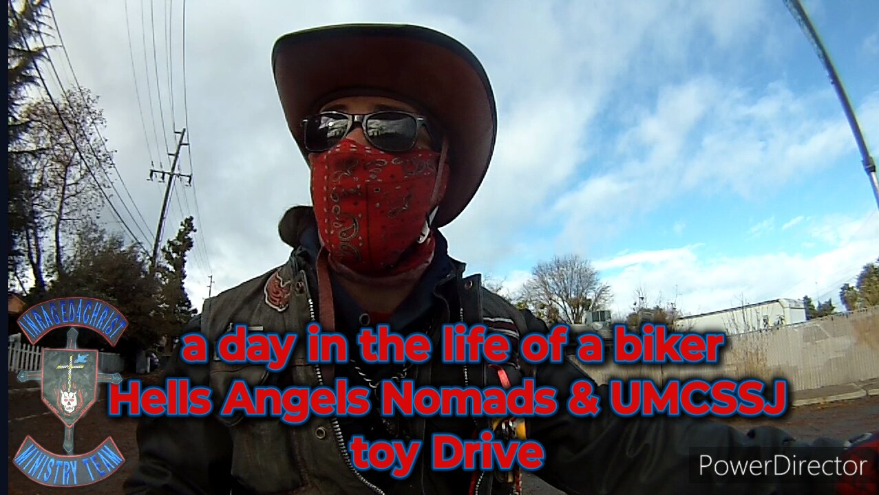 A day in the life of a Biker : Hells Angels Nomads & UMCSSJ Toy run