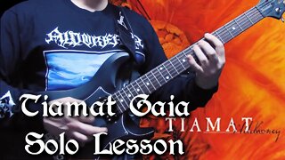 Tiamat Gaia Solo Guitar Lesson