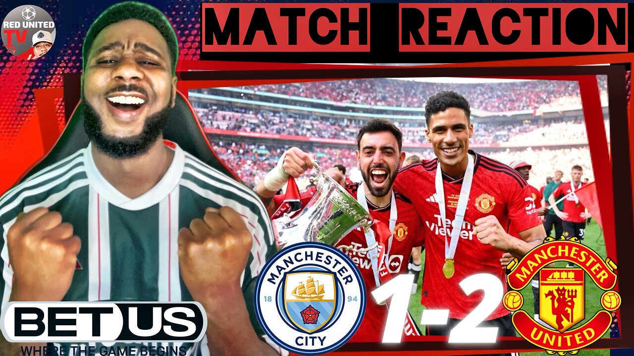 MANCHESTER CITY 1-2 MANCHESTER UNITED | FAN REACTION | FA Cup Final - Ivorian Spice Reacts