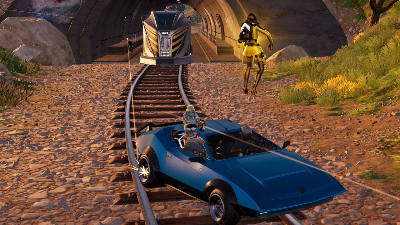 INSANE Train Heist in Fortnite Chapter 5