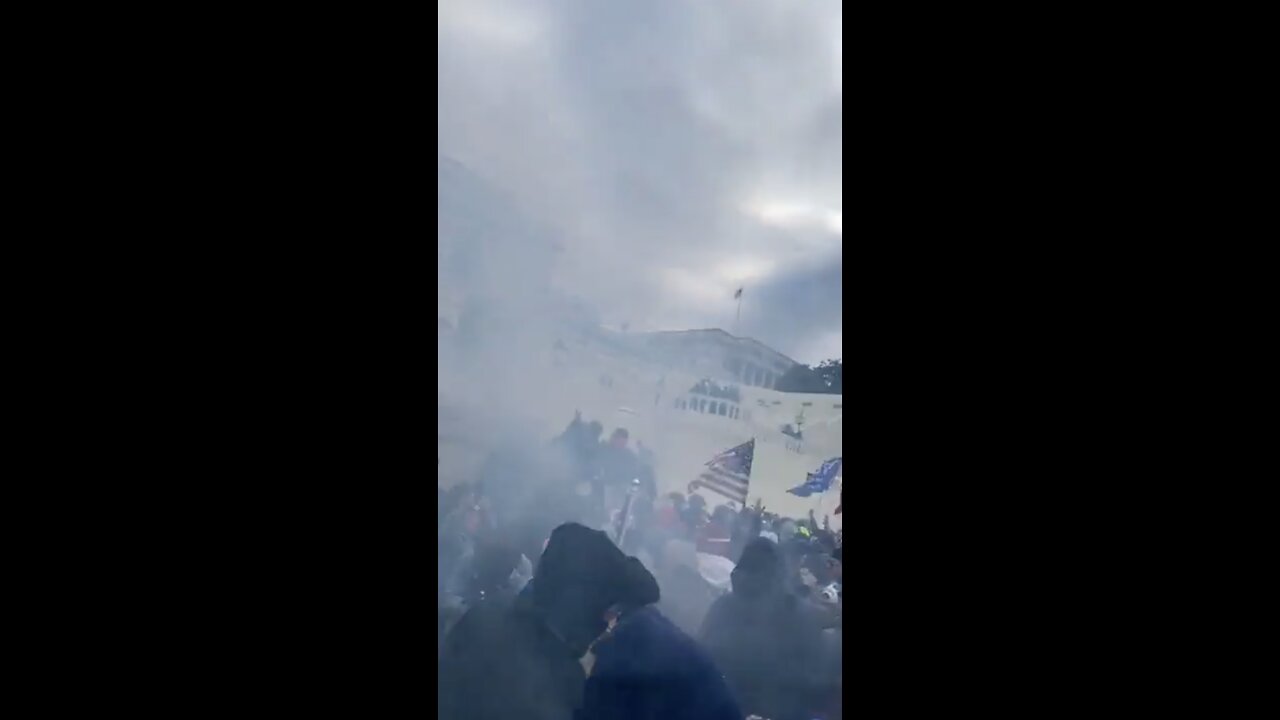 USCP fired munitions at MAGA for an HOUR w/o any warnings or orders to disperse