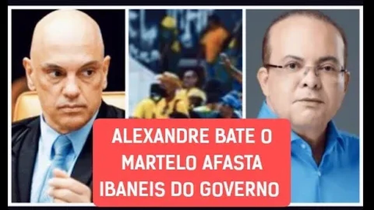 Alexandre Moraes bota para torar e determina afastamento de ibaneis do governo por 90 dias