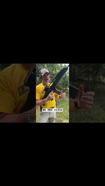 Shooting the HK XM8 rifle
