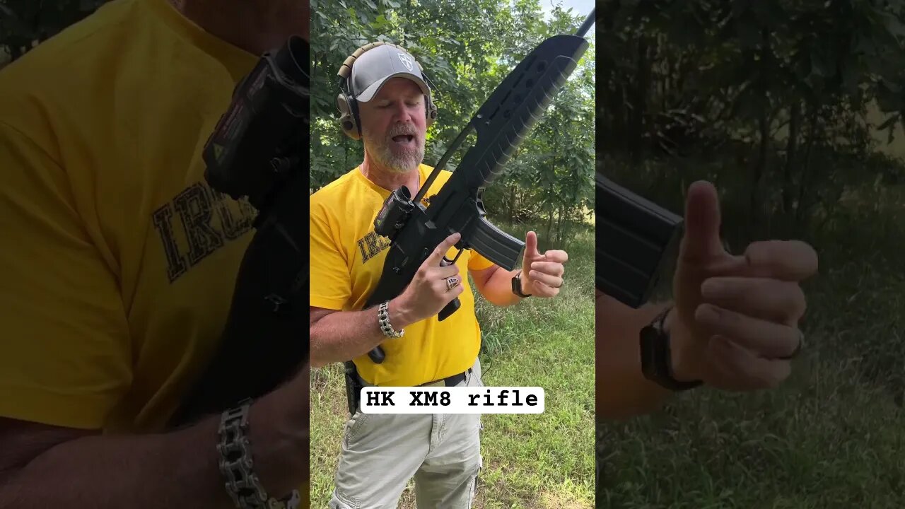 Shooting the HK XM8 rifle