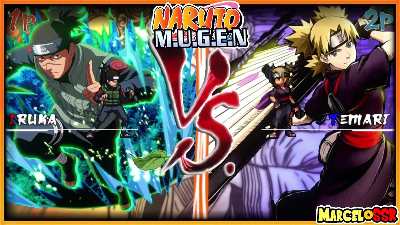 Iruka & Naruto The Last Vs. Temari & Tobi - Naruto M.U.G.E.N