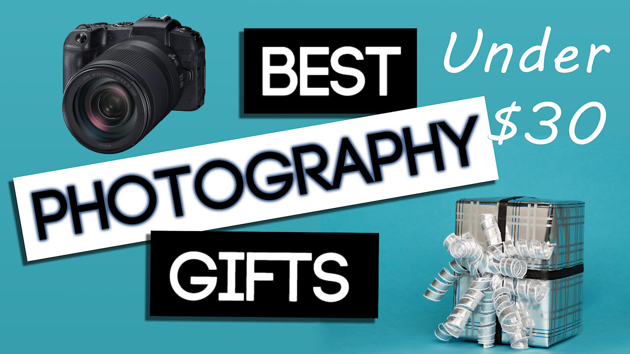 BEST Gifts for PHOTOGRAPHERS - 15 Gifts under $30 - Holiday Gift Guide