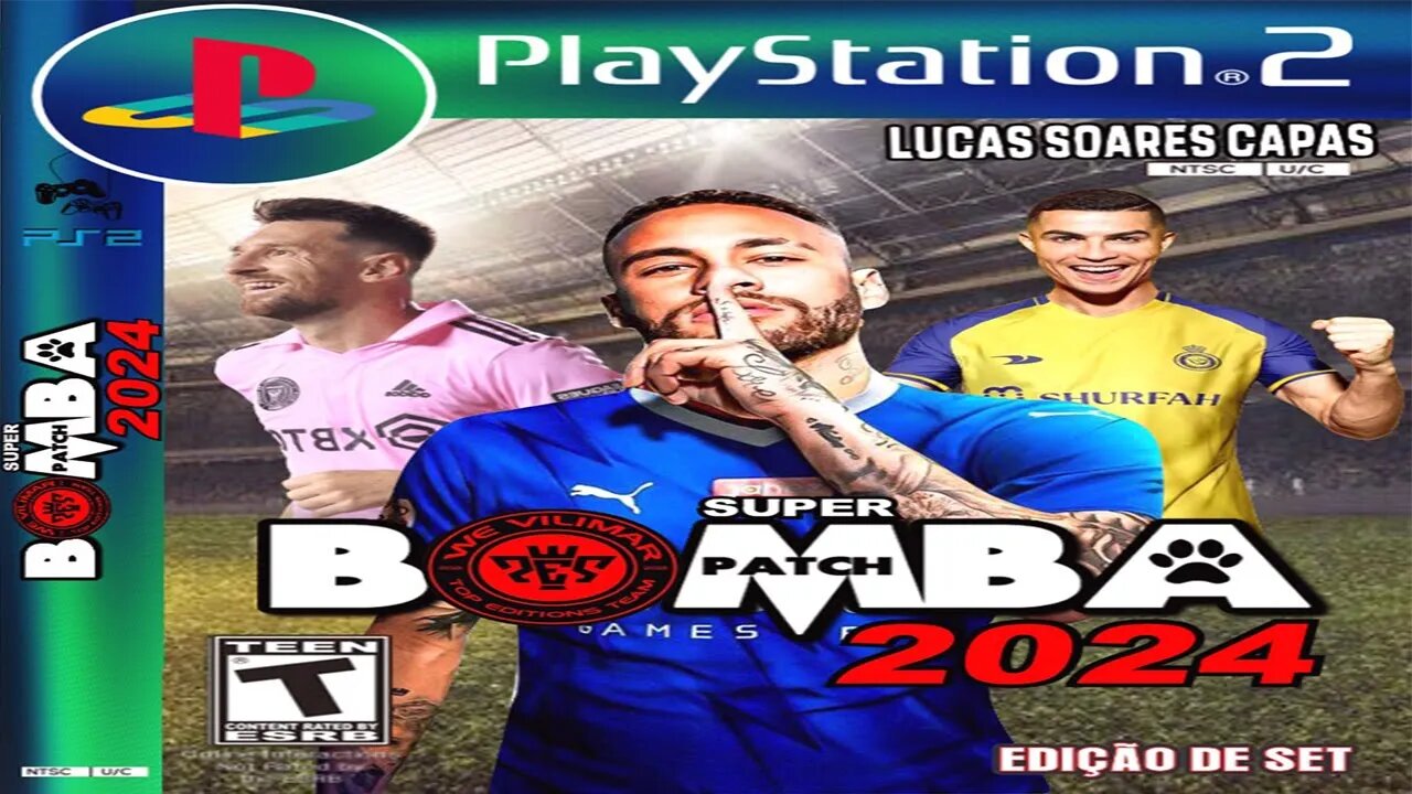 🚨SAIU! O NOVO BOMBA PATCH 2024 OFICIAL (PS2) BRASILEIRÃO 100% ATUALIZADO