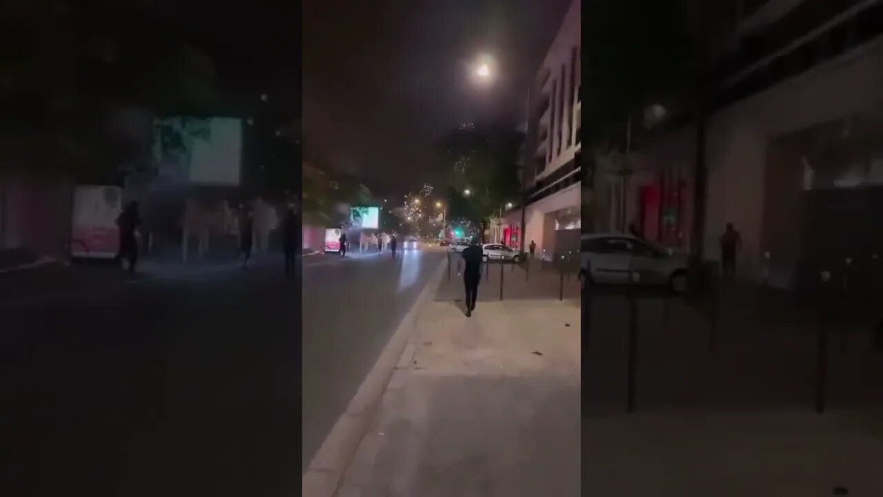 🇲🇫 Confrontos em Nanterre entre polícia e manifestantes. França 🇫🇷