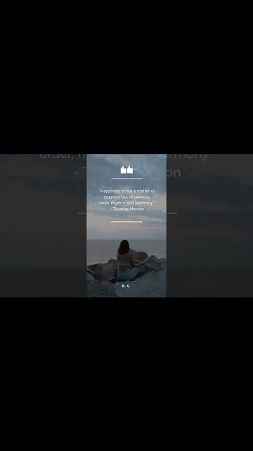 Balance, Order, Rhythm, and Harmony