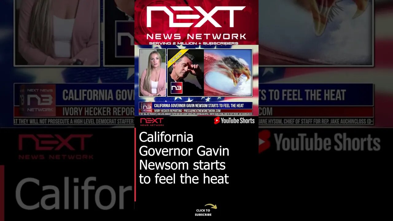 California Governor Gavin Newsom starts to feel the heat #shorts