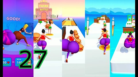 Twerk Race 3D — Running Game3D Full Gameplay walkthrough (android/ios) | level 260-270 part 27