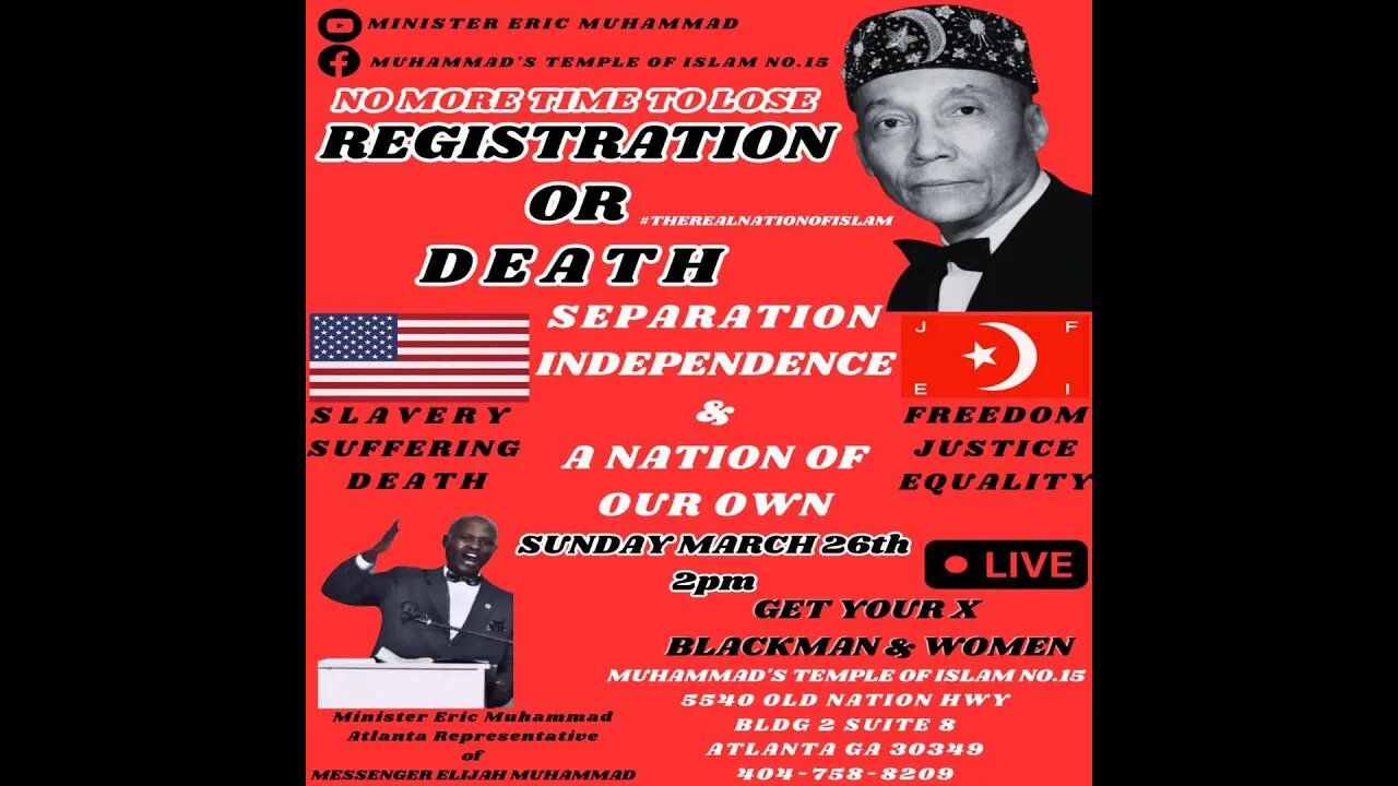 REGISTRATION OR DEATH